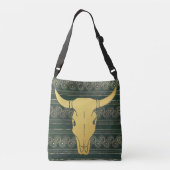 Boho Gold Steer Crossbody Tas (Achterkant)