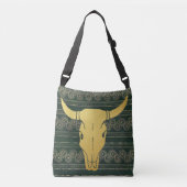 Boho Gold Steer Crossbody Tas (Voorkant)
