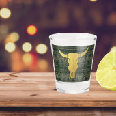 Boho Gold Steer Shot Glas