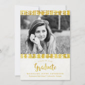 Boho Golden Arrows-Afstuderen Aankondiging (Voorkant)