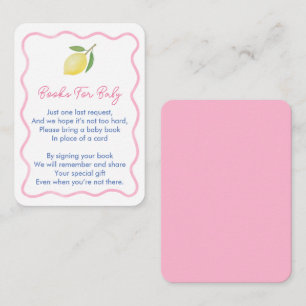 Boho Golfachtige Rand Breng Boek Voor Baby Meisje  Informatiekaartje