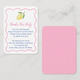 Boho Golfachtige Rand Breng Boek Voor Baby Meisje Informatiekaartje