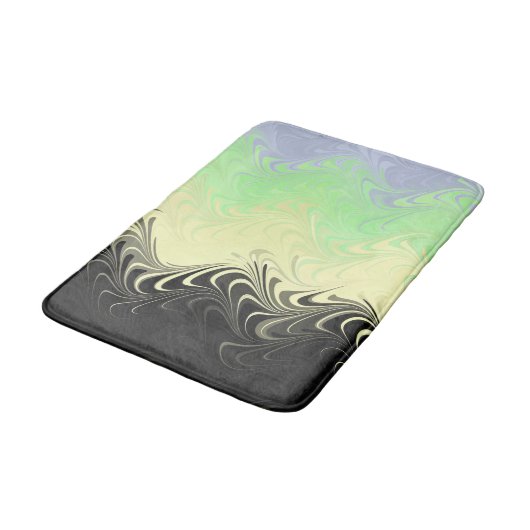 Boho Golvende Gemarmerde Abstract Cassgender Pride Badmat (Gekanteld)