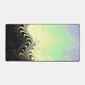 Boho Golvende Gemarmerde Abstract Cassgender Pride Bureaumat (Voorkant)