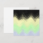 Boho Golvende Gemarmerde Abstract Cassgender Pride Feestdagenkaart (Voorkant / Achterkant)