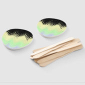 Boho Golvende Gemarmerde Abstract Cassgender Pride Handwaaier (Niet-gemonteerd)