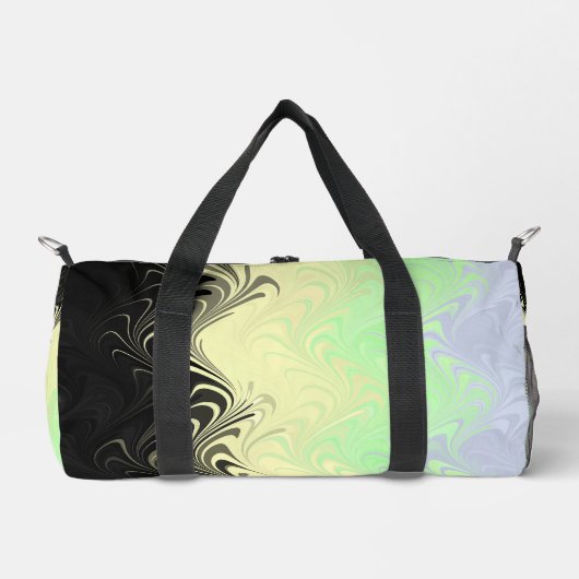 Boho Golvende Gemarmerde Abstract Cassgender Pride Plunjezak (Voorkant)
