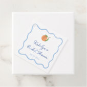 Boho Golvende Lijn Citrus Hoofd Squeeze Bruiloftsb Bedankjes Labels (In situ)