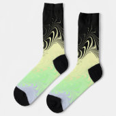 Boho Golvende Marmer Abstract Cassgender Pride Vla Sokken (Links)