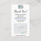 BOHO Google Review Visitekaartje met Google Map (Achterkant)