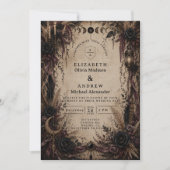 Boho Goth Huwelijk Kaart (Voorkant)