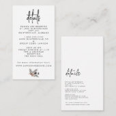 Boho Gothic Details Kaart (Voorkant / Achterkant)