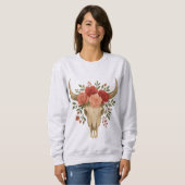 Boho Gothic Floral Trui (Voorkant volledig)