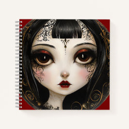Boho Gothic Girl Notitieboek