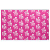 boho gothic skeleton houdt van valentijn schedel stof (Fat Quarter)