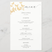 Boho gouden vlinders elegante romantische bruiloft (Voorkant)