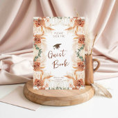 Boho Graduation Party Gastenboek Kaart