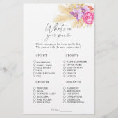 Boho gras - Wat zit er in je tas spel (Voorkant)