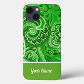 Boho Green Bandanna Case-Mate iPhone Case (Achterkant)