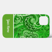 Boho Green Bandanna Case-Mate iPhone Case (Achterkant (horizontaal))