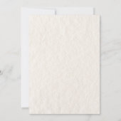 Boho Green en Beige Eucalyptus Pampas Bruiloft Kaart (Achterkant)