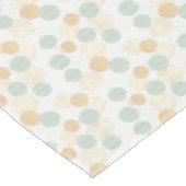 Boho Green en Gold Kerstmis Tafelkleed (Gekanteld)