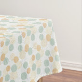 Boho Green en Gold Kerstmis Tafelkleed (Voorbeeld)