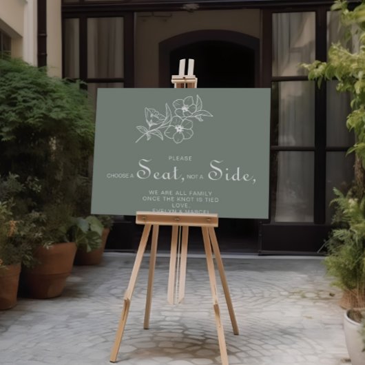 Boho Green Kies een stoel niet een zijband Poster