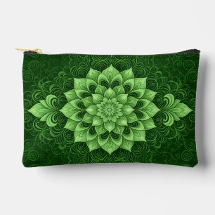 Boho Green Mandala Flower Etui