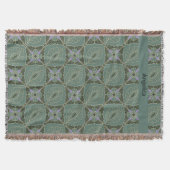 Boho Green Moroccan Tiles Design Deken (Voorkant)