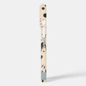 Boho Green Peach gepersonaliseerd Case-Mate iPhone Case (Achterkant / Links)