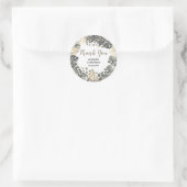 Boho Green Sage Wild One Dank u Sticker (Tas)