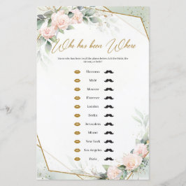 Boho greenery and blush floral that has been where