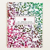 Boho Greenery Apple Teacher Planner (Voorkant)
