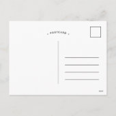 Boho Greenery Baby shower per Mail Invitation Feestdagenkaart (Achterkant)