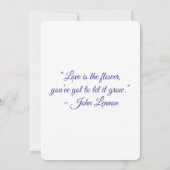 Boho Greenery bruiloft uitnodiging (Achterkant)