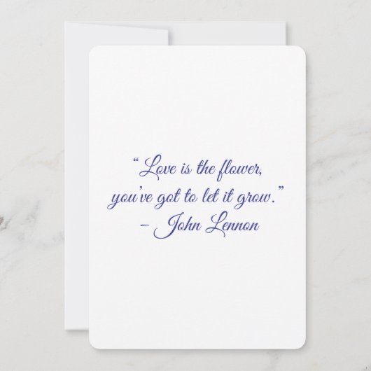 Boho Greenery bruiloft uitnodiging (Achterkant)