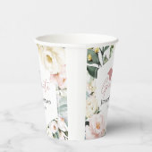 Boho Greenery Floral Lijst Afstuderen Papieren Bekers (Rechts)
