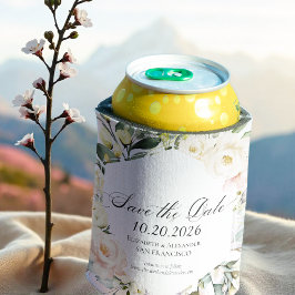 Boho Greenery Floral Lijst bruiloft Blikjeskoeler