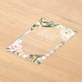 Boho Greenery Floral Lijst Vrijgezellenfeest Acryl Uitnodigingen (Laagn)