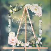 Boho Greenery Floral Sweet 16 Welkom Acryl Teken Acryl Bord (Neutraal)