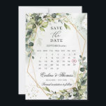Boho greenery foliage gold lijst maandkalender save the date<br><div class="desc">Boho greenery foliage gold lijst maand kalender behalve de datum,  Contact met me opnemen voor overeenkomende items of voor aanpassingen,  Blush Rozen ©</div>
