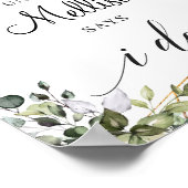 Boho greenery foliy verlaat gouden afdruk teken poster (Hoek)