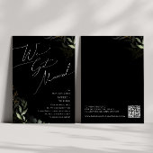 Boho Greenery Gold | Aankondiging van de zwarte lo