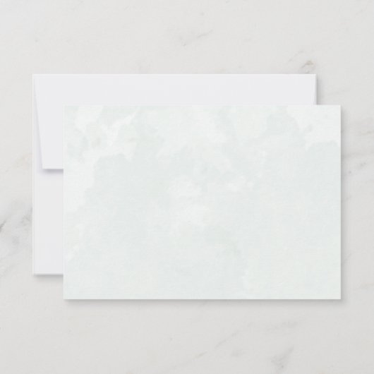 Boho Greenery Rehearsal Dinner  Wedding Invitation Kaart (Achterkant)