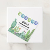 Boho Greenery Taco Fiesta Cactus Baby shower Bedankjes Labels (In situ)