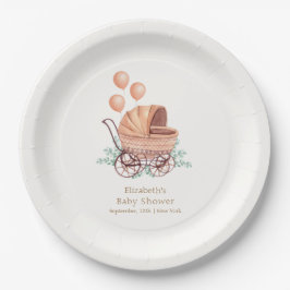 Boho Greenery wandelwagenballon Baby shower Papieren Bordje