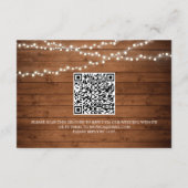 Boho Greenery Wedding Online RSVP Enclosure Card Informatiekaartje (Achterkant)