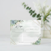 Boho greenery zuigt eucalyptus Gold recept op (Staand voorkant)