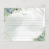 Boho greenery zuigt eucalyptus Gold recept op (Achterkant)